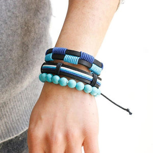 Multi-layer men and women bracelet