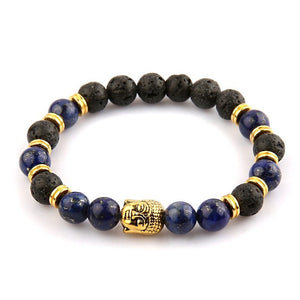 Yoga Jewelry Gold Color Buddha Leo Lion Head Bracelet