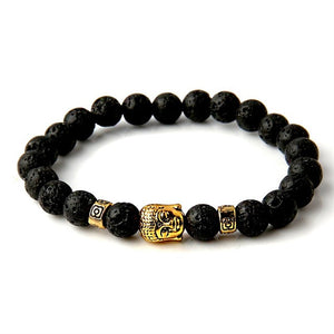 Yoga Jewelry Gold Color Buddha Leo Lion Head Bracelet