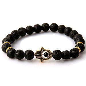 Wholesale Beaded Bracelet Yoga Jewelry Gold Color Buddha Leo Lion Head Bracelet