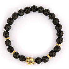 Wholesale Beaded Bracelet Yoga Jewelry Gold Color Buddha Leo Lion Head Bracelet