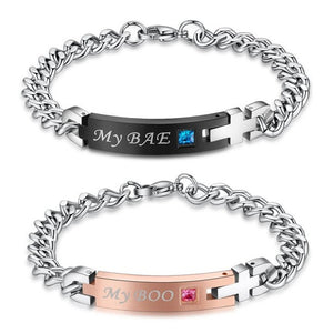 AZIZ BEKKAOUI Lover Couple Bracelets with Box Best Gift