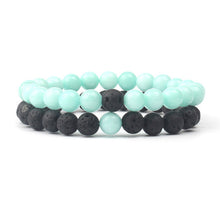 V.YA Beads Bracelets for Women Men Couple Jewelry