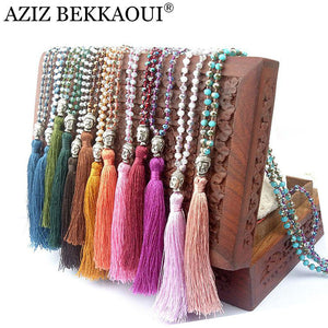 Exclusive Quality Colorful Beads Tassel Bohemian Style Necklaces Buddha necklaces & pendants