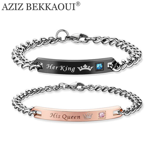 AZIZ BEKKAOUI DIY Her King His Queen Couple Bracelets