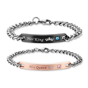 AZIZ BEKKAOUI DIY Her King His Queen Couple Bracelets