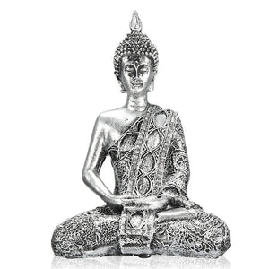 Exquisite 17cm Buddha Figure Thailand Feng Shui Sculpture Buddhism Statue