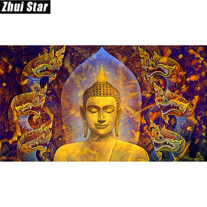 Full Square Diamond 5D DIY Diamond Painting "Buddha statue"