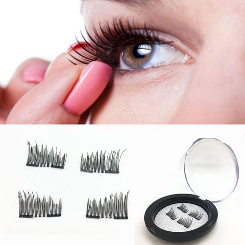 3D Magnetic Eyelashes Natural Beauty No Glue