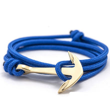 New Rope Anchor Wristband Bracelet Handmade Multilayer