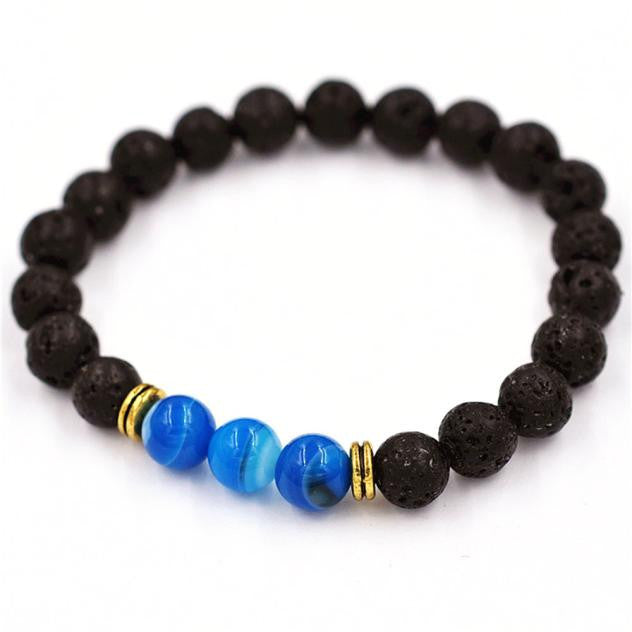 Women Men Bracelet Elastic Beaded Bracelet Tibet Charm Bracelets BU